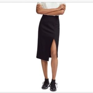 MAJE Jiliane Stretch Split Slit Pencil Skirt